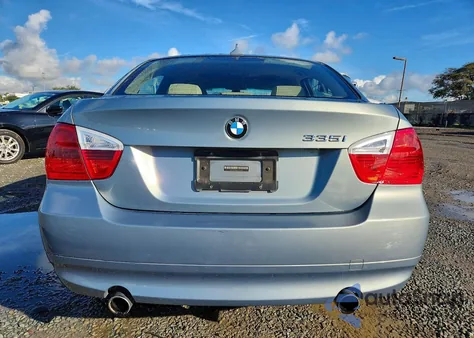 2007 BMW 335 I z USA, uszkodzony, nr VIN WBAVB73587VF50818
